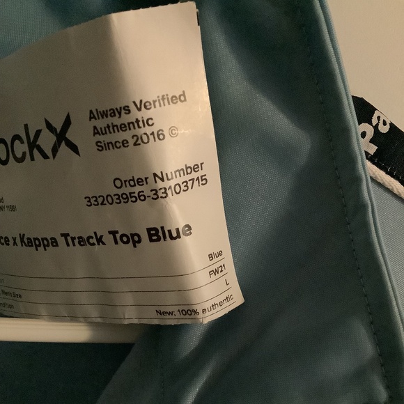 NWT Palace Kappa Blue Track Top Large - Picture 16 of 16